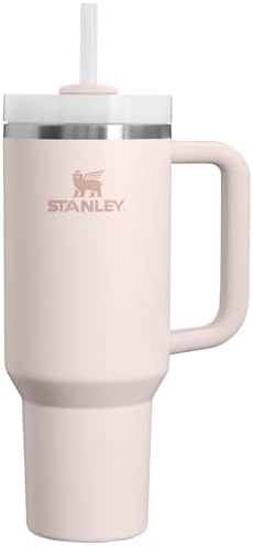 STANLEY Quencher H2.0 Flow State Tumbler, 40 oz, Rose Quartz 2.0