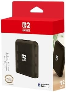 HORI 24-Game Card Case (Black) for Nintendo Switch 2 - Officially Licensed by Nintendo