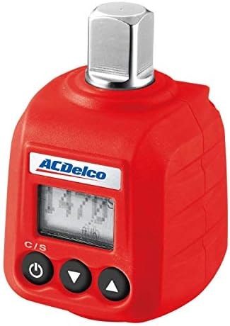 ACDelco 1/2" Heavy Duty Digital Torque Adapters 14.8 to 147.6 ft-lbs with Buzzer and LED Flash Notification – ISO 6789 Standards with Certificate of Calibration