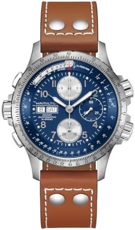 Hamilton Khaki Aviation Automatic Men's Watch, 44mm Stainless Steel Case