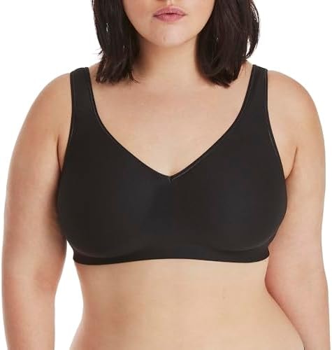 Hanes womens Smoothtec Comfortflex Fit Wirefree Mhg796 Bras, Black, Medium US