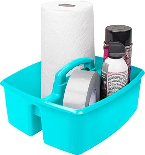 Storex Industries 13" x 11" x 6.375" Large Caddy, Teal