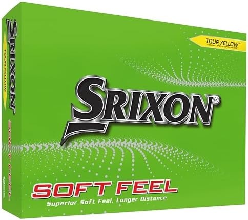 Srixon Soft Feel Golf Balls, Soft Feel 13, Yellow