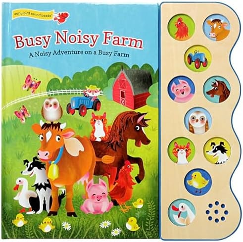 Busy Noisy Farm: Interactive Children's Sound Book with 10 Farmyard Animal Sounds