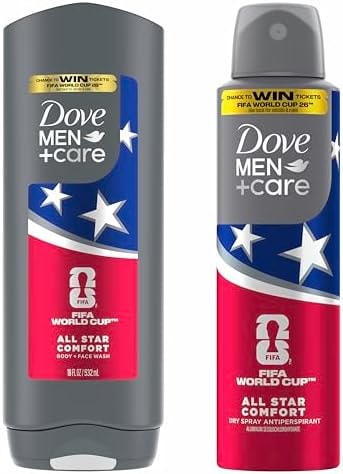 Dove Men Body Wash & Deodorant Regimen Pack All Star Comfort 2 Count