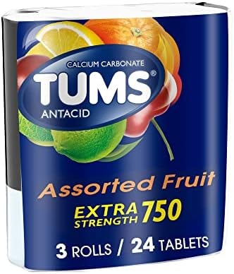 TUMS Tablets, 3 Rolls